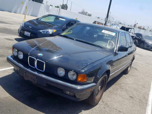 WBAGB4312MDB66748 - 1991 BMW 735 I AUTO BLACK photo 2