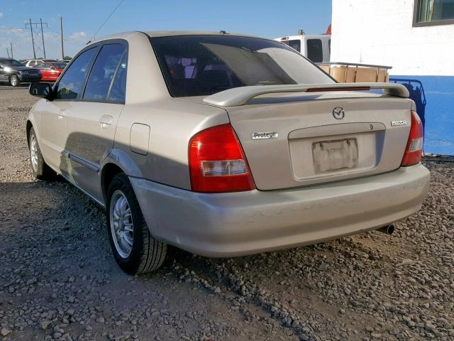 JM1BJ2220Y0229242 - 2000 MAZDA PROTEGE DX TAN photo 3