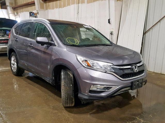 2HKRM4H76FH643355 - 2015 HONDA CR-V EXL CHARCOAL photo 1