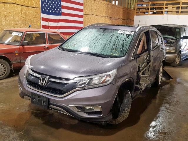 2HKRM4H76FH643355 - 2015 HONDA CR-V EXL CHARCOAL photo 2