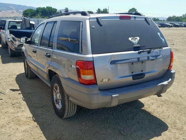 1J4GX48S22C135757 - 2002 JEEP GRAND CHER TAN photo 3