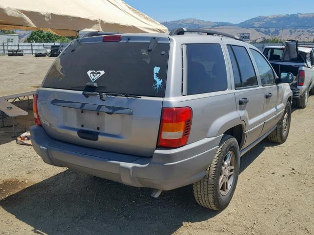 1J4GX48S22C135757 - 2002 JEEP GRAND CHER TAN photo 4