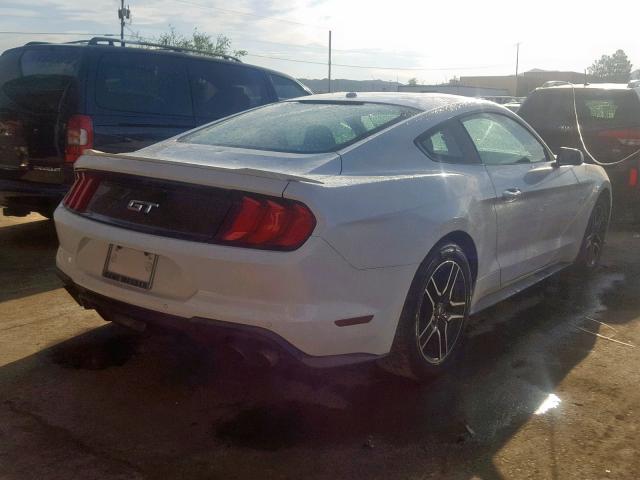 1FA6P8CF7K5147769 - 2019 FORD MUSTANG GT WHITE photo 4