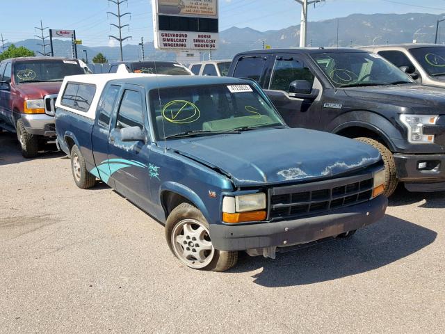 1B7GL23X9SW931218 - 1995 DODGE DAKOTA GREEN photo 1