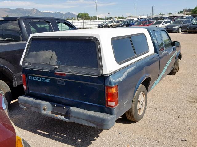 1B7GL23X9SW931218 - 1995 DODGE DAKOTA GREEN photo 4