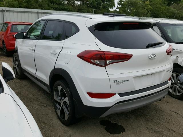 KM8J3CA20HU394192 - 2017 HYUNDAI TUCSON LIM WHITE photo 3