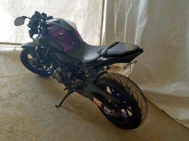 JYARM27EXJA000460 - 2018 YAMAHA MT07 BLUE photo 3