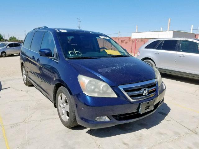 5FNRL38865B005352 - 2005 HONDA ODYSSEY TO BLUE photo 1