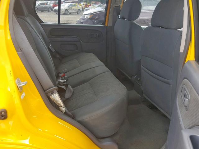 5N1ED28T14C613135 - 2004 NISSAN XTERRA XE YELLOW photo 6