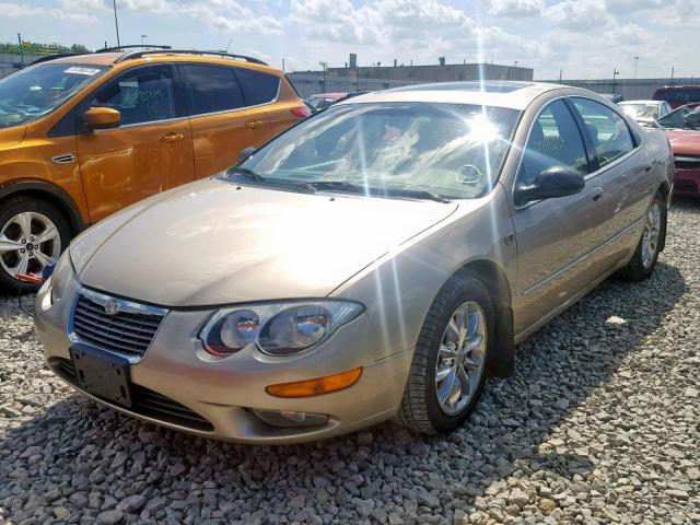 2C3AE66G52H298755 - 2002 CHRYSLER 300M TAN photo 2