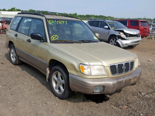 JF1SF65502H729057 - 2002 SUBARU FORESTER S GOLD photo 1