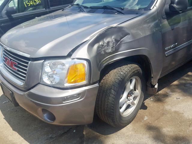 1GKDT13S762262661 - 2006 GMC ENVOY GRAY photo 9