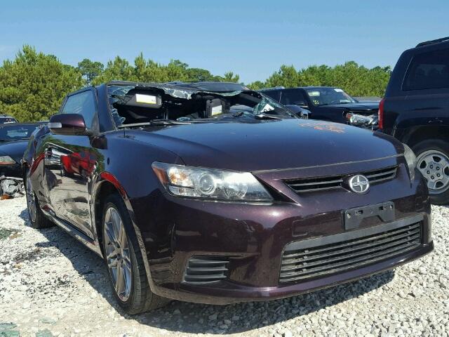 JTKJF5C70D3051276 - 2013 TOYOTA SCION TC PURPLE photo 1