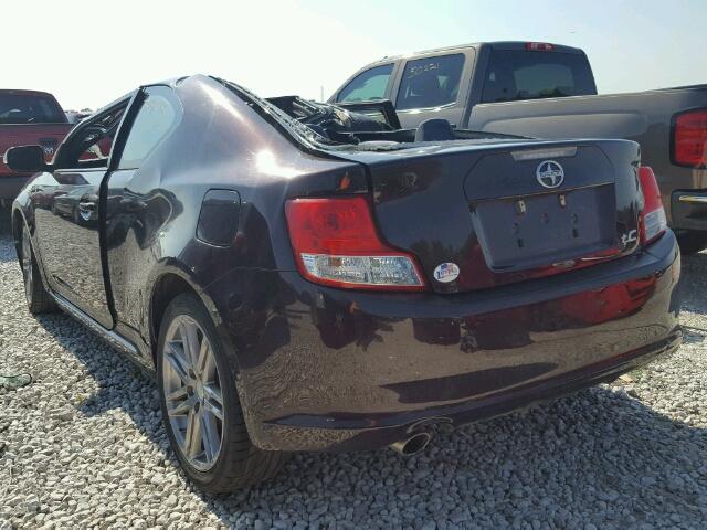 JTKJF5C70D3051276 - 2013 TOYOTA SCION TC PURPLE photo 3