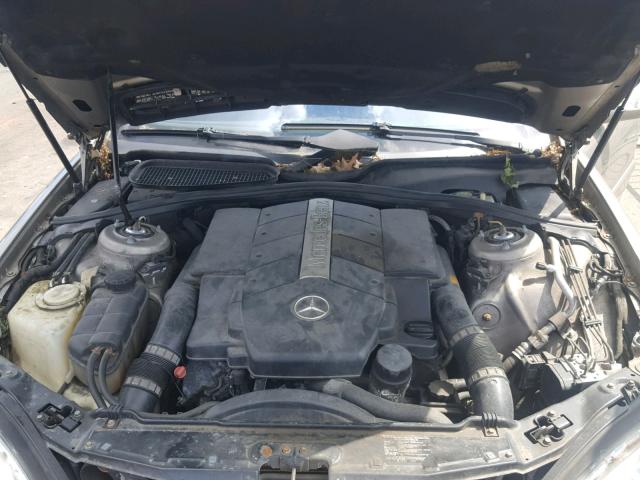 WDBNG84J14A407620 - 2004 MERCEDES-BENZ S 500 4MAT GRAY photo 7