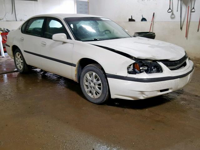 2G1WF52E739215392 - 2003 CHEVROLET IMPALA WHITE photo 1