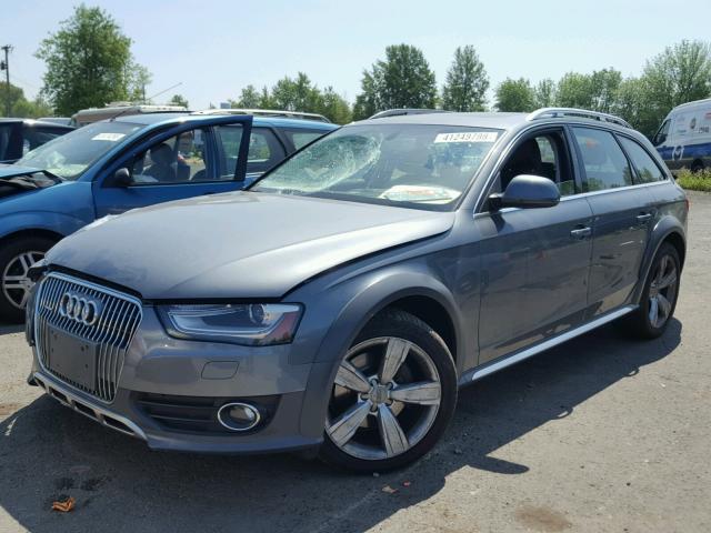 WA19FAFL9DA135727 - 2013 AUDI A4 ALLROAD GRAY photo 2