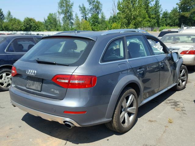 WA19FAFL9DA135727 - 2013 AUDI A4 ALLROAD GRAY photo 4