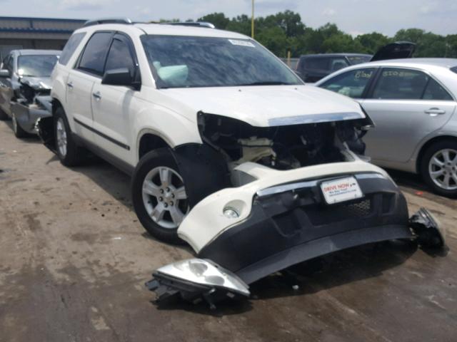 1GKER13D79J166057 - 2009 GMC ACADIA SLE WHITE photo 1