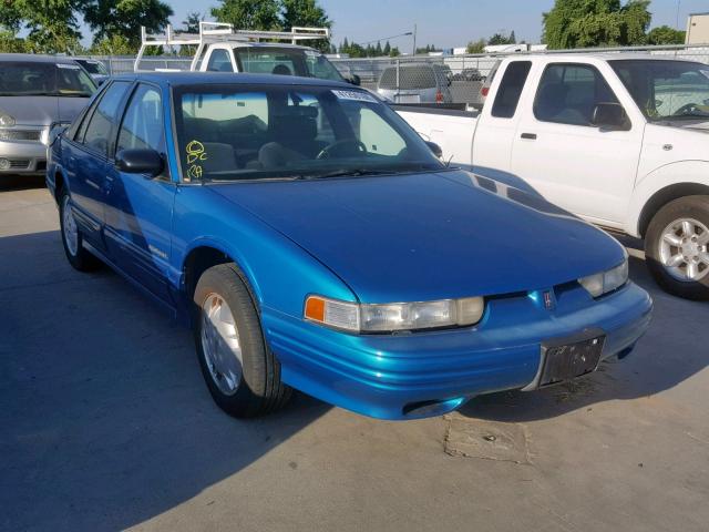 1G3WH54TXND328384 - 1992 OLDSMOBILE CUTLASS SU BLUE photo 1