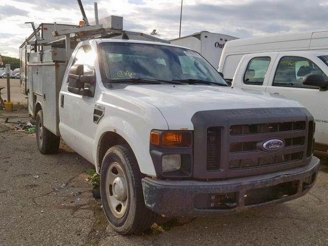 1FDSF30518EC15577 - 2008 FORD F350 SRW S WHITE photo 1