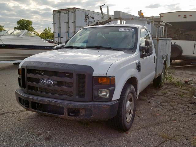 1FDSF30518EC15577 - 2008 FORD F350 SRW S WHITE photo 2