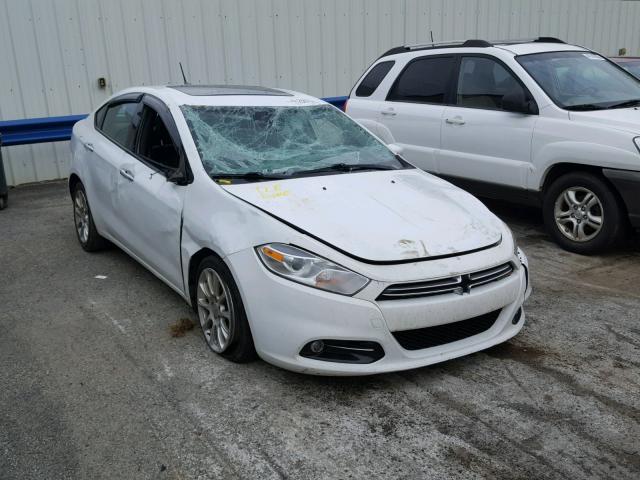 1C3CDFCBXFD205574 - 2015 DODGE DART LIMIT WHITE photo 1