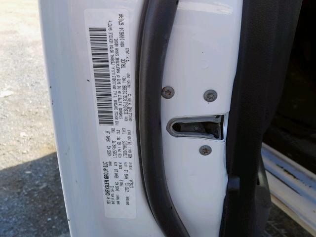 3C6UD5JL8CG133396 - 2012 DODGE RAM 2500 S თეთრი ფოტო 10