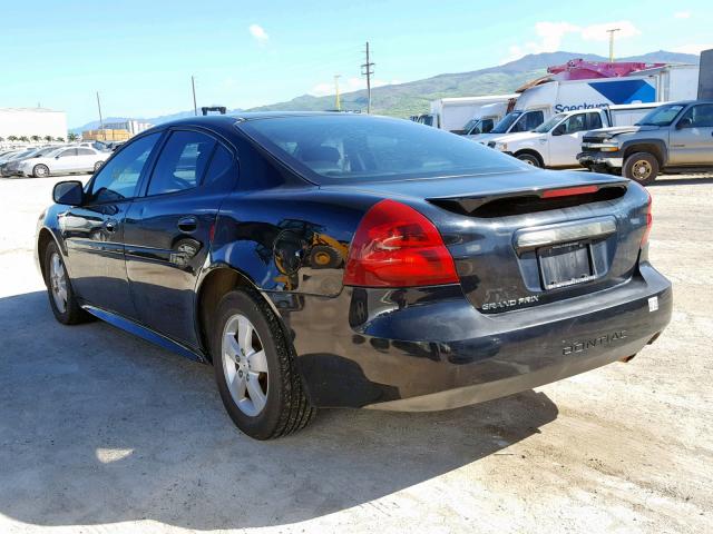 2G2WP552181162057 - 2008 PONTIAC GRAND PRIX BLACK photo 3