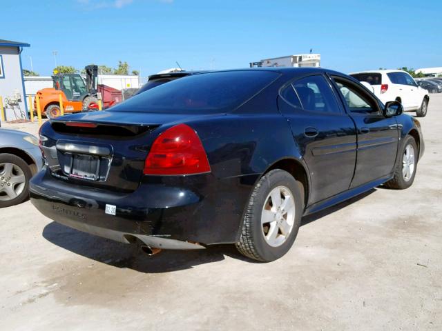 2G2WP552181162057 - 2008 PONTIAC GRAND PRIX BLACK photo 4