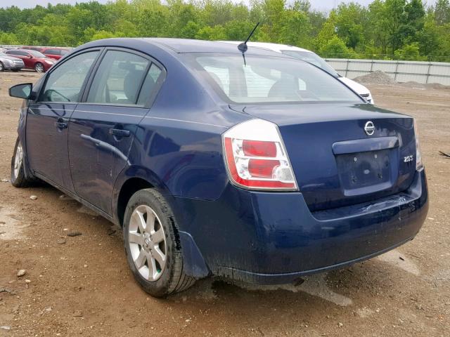 3N1AB61E57L722172 - 2007 NISSAN SENTRA 2.0 BLUE photo 3