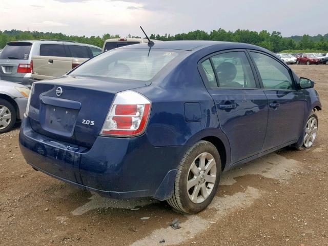 3N1AB61E57L722172 - 2007 NISSAN SENTRA 2.0 BLUE photo 4