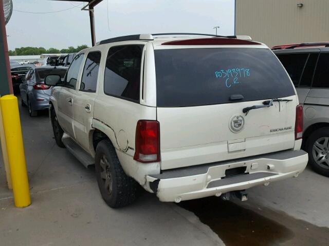 1GYEC63N55R236955 - 2005 CADILLAC ESCALADE L WHITE photo 3