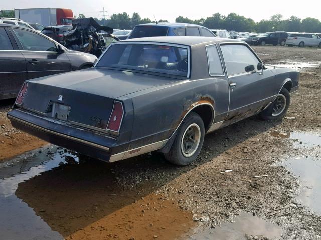 1G1GZ37H3FR189029 - 1985 CHEVROLET MONTE CARL BLACK photo 4