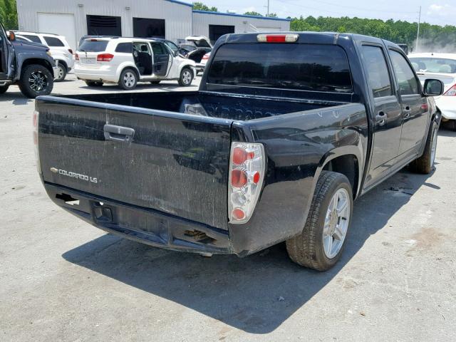 1GCCS136758104281 - 2005 CHEVROLET COLORADO BLACK photo 4