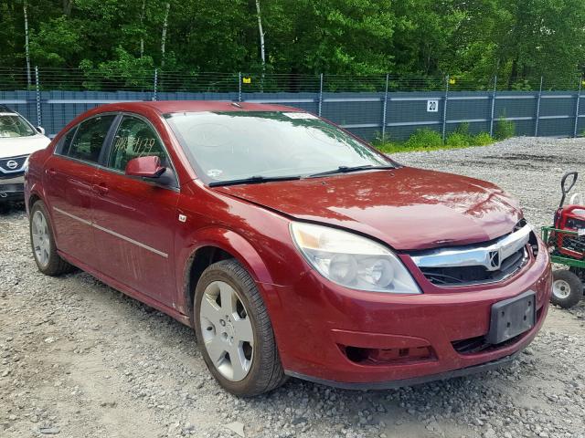 1G8ZS57B78F154293 - 2008 SATURN AURA XE MAROON photo 1