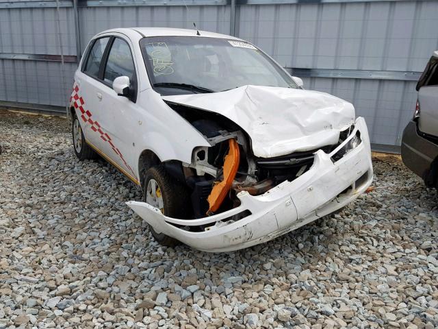 KL1TD66697B762507 - 2007 CHEVROLET AVEO BASE თეთრი ფოტო 1