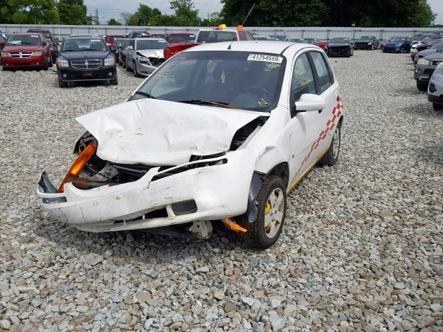 KL1TD66697B762507 - 2007 CHEVROLET AVEO BASE თეთრი ფოტო 2
