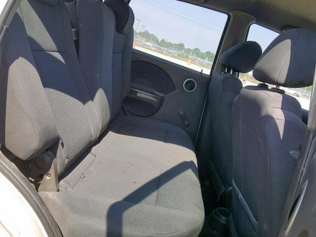 KL1TD66697B762507 - 2007 CHEVROLET AVEO BASE თეთრი ფოტო 6