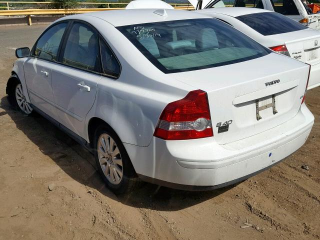 YV1MS382052103945 - 2005 VOLVO S40 2.4I WHITE photo 3