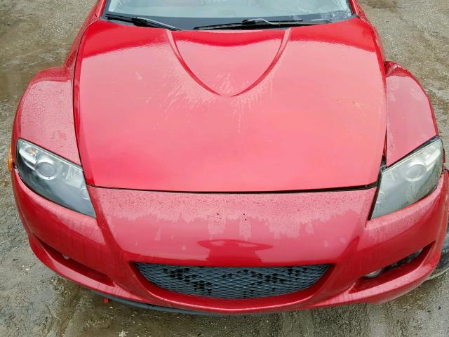 JM1FE17N240134792 - 2004 MAZDA RX8 RED photo 7