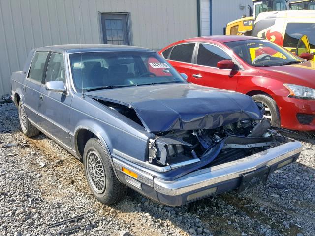 1C3BU4639JD172905 - 1988 CHRYSLER NEW YORKER BLUE photo 1