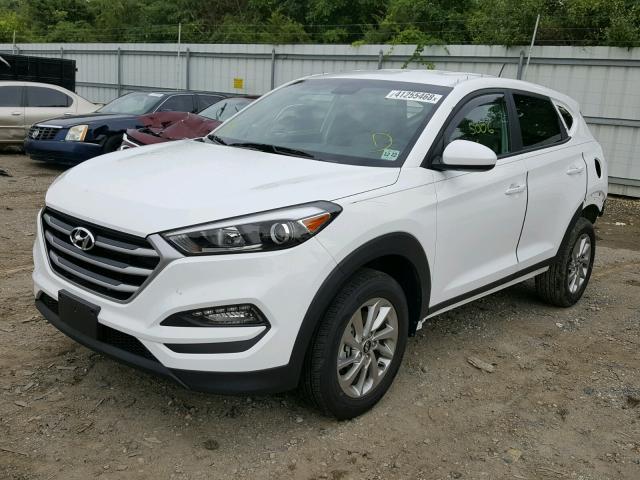 KM8J3CA48HU505783 - 2017 HYUNDAI TUCSON LIM WHITE photo 2