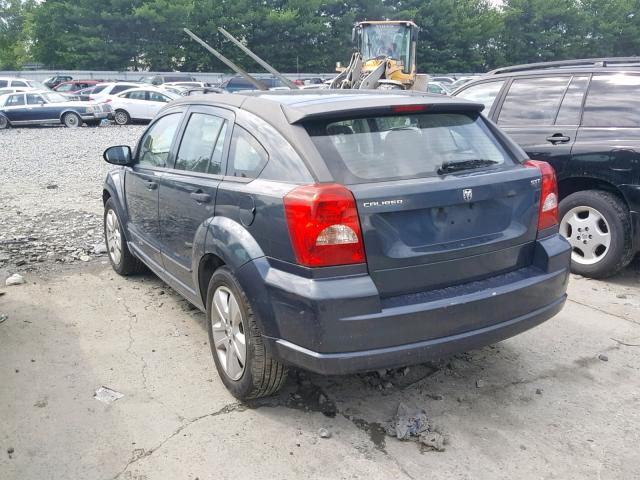 1B3HB48B17D411597 - 2007 DODGE CALIBER SX BLUE photo 3