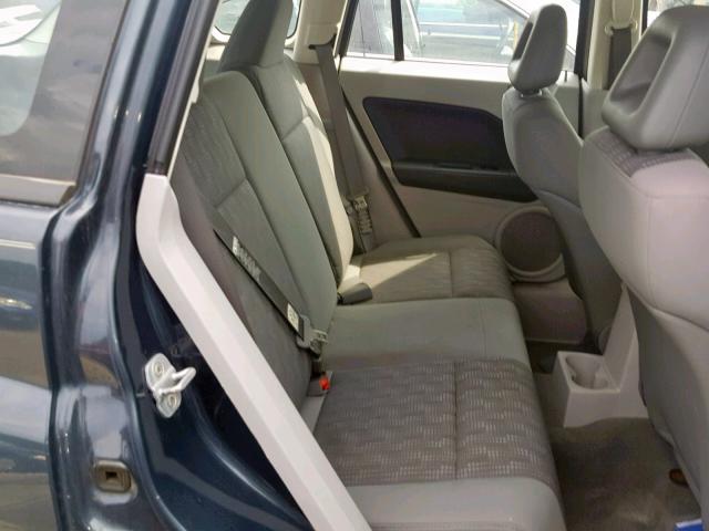 1B3HB48B17D411597 - 2007 DODGE CALIBER SX BLUE photo 6