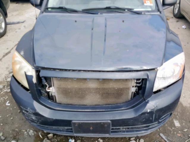 1B3HB48B17D411597 - 2007 DODGE CALIBER SX BLUE photo 7