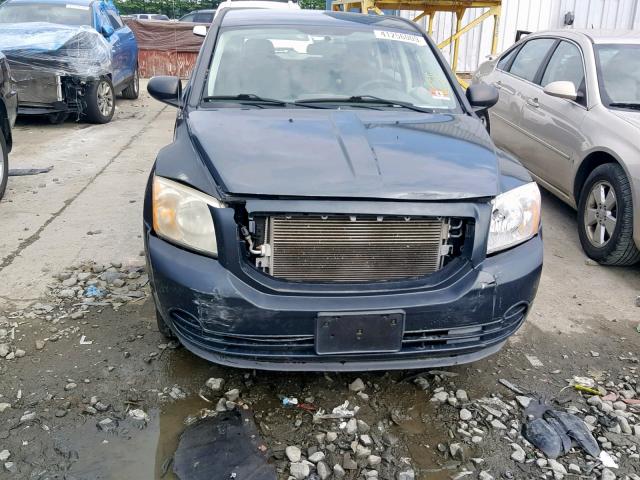 1B3HB48B17D411597 - 2007 DODGE CALIBER SX BLUE photo 9