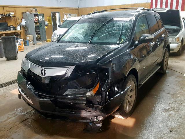 2HNYD2H74BH542876 - 2011 ACURA MDX ADVANC BLACK photo 2