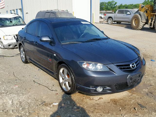 JM1BK323551272329 - 2005 MAZDA 3 S CHARCOAL photo 1