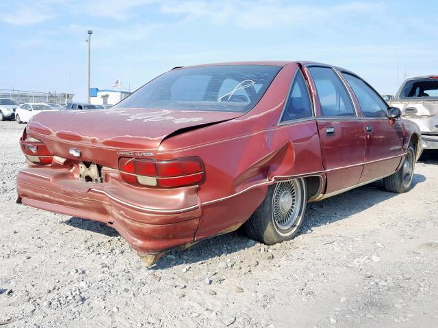 1G1BN53E6NW123488 - 1992 CHEVROLET CAPRICE CL MAROON photo 4